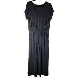 COA Clothing Of Ahnjoonhee Stretch Jersey Sleeveless Jumpsuit Size 3 Large Gray